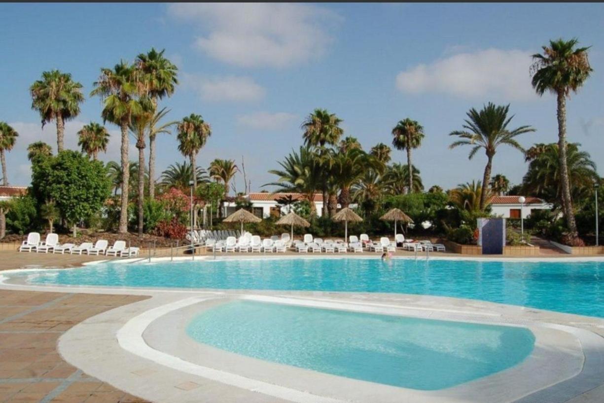 Bungalow Tropical Con Piscina Y Aire Acondicionado Maspalomas  Bagian luar foto