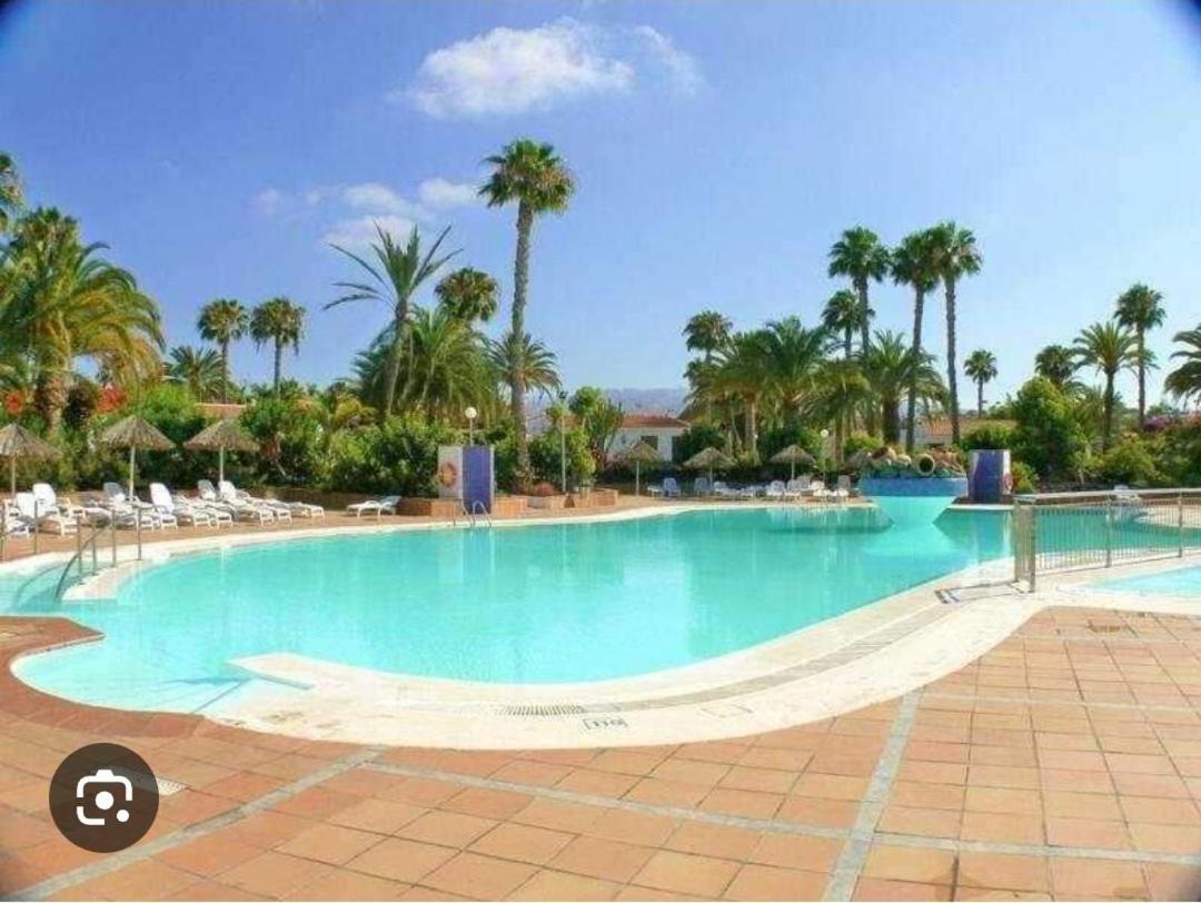 Bungalow Tropical Con Piscina Y Aire Acondicionado Maspalomas  Bagian luar foto